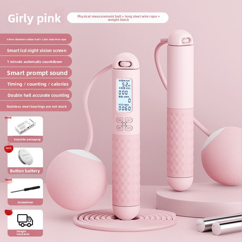 cordless skipping rope - Intelligent electronic counting sports equipment