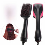 Two-in-One Hot Air Styling Comb for Straight and Curly Hair
