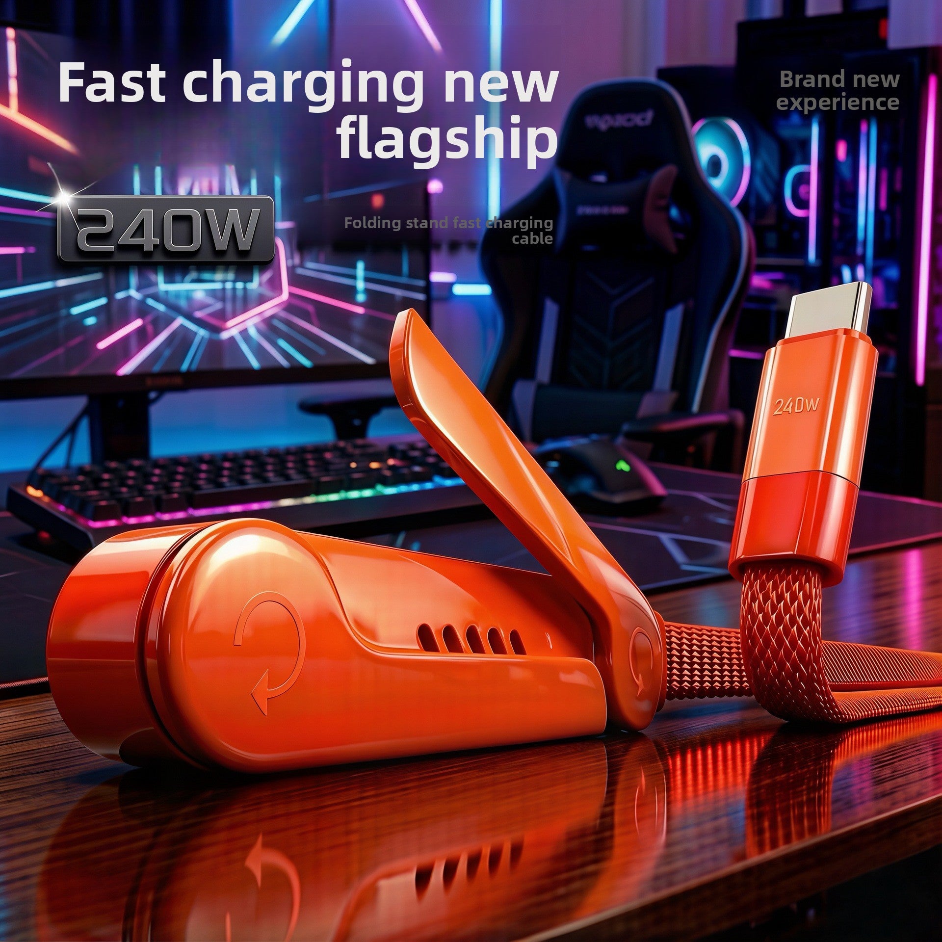 240W PD Data Cable for Super-Fast Charging?Compatible with Apple, Huawei, Samsung, and Laptop Chargers