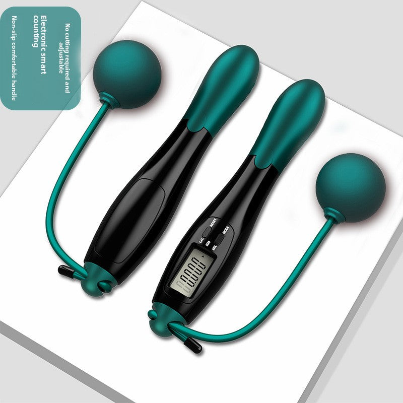 Intelligent Cordless Counting Skipping Rope with Weighted Ball