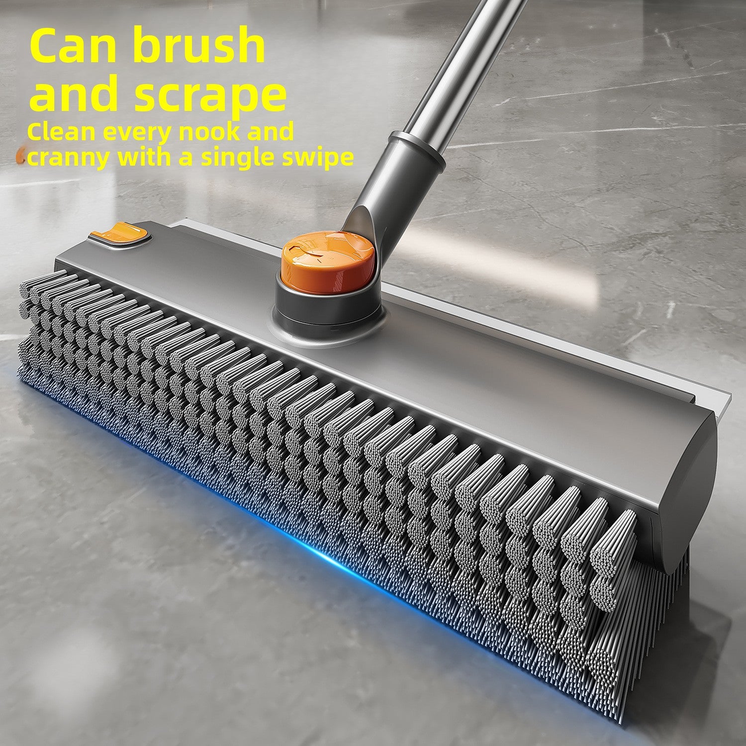 Household Hard-Bristled Floor Cleaning Brush