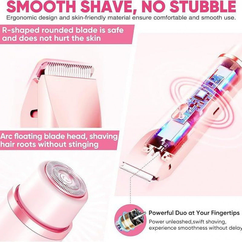SlikShave Pro™ -2-in-1 Waterproof Women's Electric Shaver