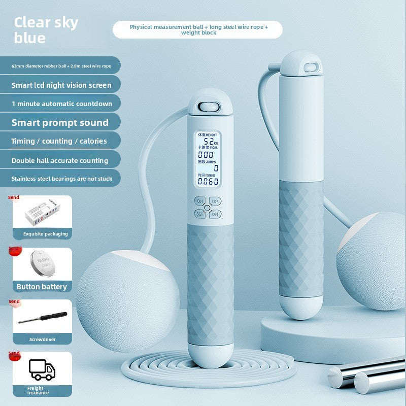 cordless skipping rope - Intelligent electronic counting sports equipment