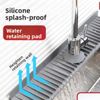 Silicone Sink Drain Mat - Kitchen Counter Splash Guard