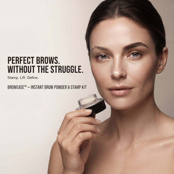 BrowEase™ — Instant Brow Powder & Stamp Kit