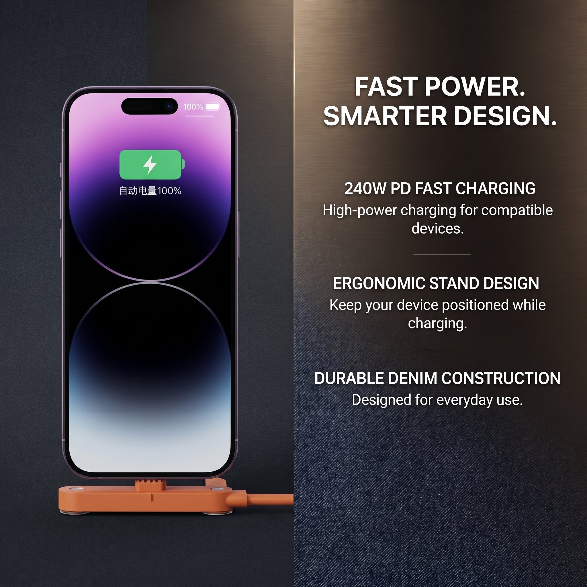 Fast Flat Charging data cable